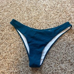 Simple blue bikini bottoms